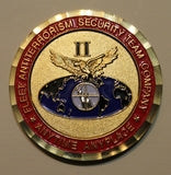 2nd FAST Fleet Antiterrorism Security Team Commanders Marine Challenge Coin