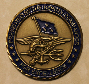 Deputy Commander Central Command CENTCOM Navy SEAL 3-Star Admiral Robert Harword Challenge Coin