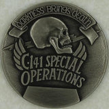 Two Versions: 437th Military Airlift Wing Special Operations Military Airlift Command MAC Air Force Challenge Coins