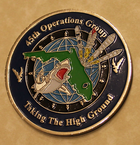 45th Operations Group Commander Air Force Challenge Coin