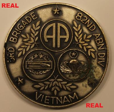 82nd Airborne Division 3rd Brigade Army Challenge Coin