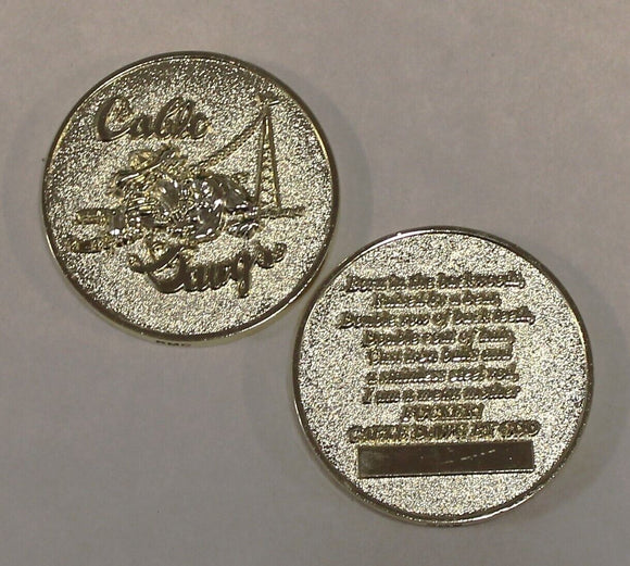 CABLE DAWG BY GOD Communications / Comm Gold Plated  Air Force Challenge Coin