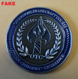 INFORMATION:  CIA Tradecraft Course Training Challenge Coin.