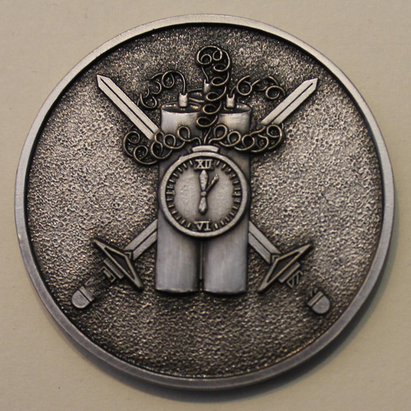 Naval Special Warfare Development Group DEVGRU SEAL Team 6 Explosive Ordnance Disposal Gray Squadron Tier-1 Navy Challenge Coin