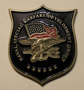 Naval Special Warfare Development Group DEVGRU SEAL Team 6 Gold Squadron Navy Challenge Coin