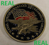 REAL vs. FAKE: Naval Special Warfare Group DEVGRU SEAL Team 6 / Six K9 War Dog Challenge Coin