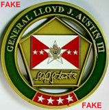 General Lloyd J. Austin Vice Chief of Staff of the Army Challenge Coin