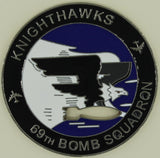69th Bomb Squadron B-52 BUFF Bomber Minot AFB, ND Air Force Challenge Coin