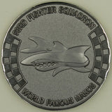 93rd Fighter Squadron F-16 Falcon Mako Check Air Force Challenge Coin