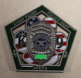 CIA Camp Peary The Farm Armed Forces Experimental Training Activity AFETA EOD K-9 / K9 Police Department Serial #'d Challenge Coin