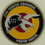 27th Fighter Sq F-22 Raptor Keepers Air Force Challenge Coin