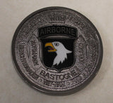 101st Airborne Division Air Assault Iraq & Afghanistan Black Nickel Army Challenge Coin / BN