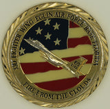 33rd Fighter Wing Commander Eglin AFB, FL Air Force Challenge Coin