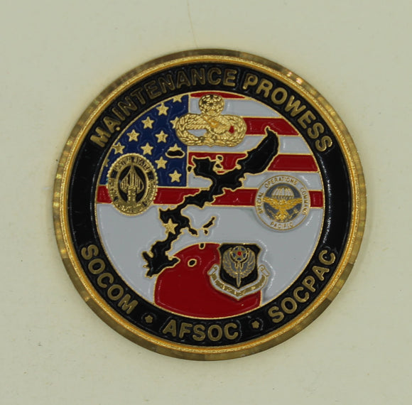 353rd Special Operations Maintenance Commander Air Force Challenge Coin