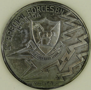 10th Special Forces Group Airborne 1st Special Forces BN Bad Tölz Army Challenge Coin