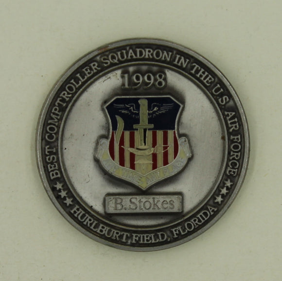 16th Special Operations Comptroller Sq 1998 AFSOC Air Force Challenge Coin