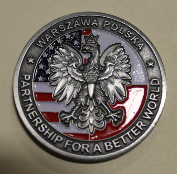 Central Intelligence Agency / CIA Warsaw Poland Station Challenge Coin