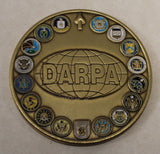 Navy SEAL Trident Spectre / Spooks Defense Advance Research Projects Agency DARPA 2012 Version Navy Challenge Coin