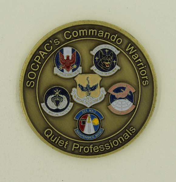 353rd Special Operations Group SOG Top-3 AFSOC Senior NCO Air Force Challenge Coin