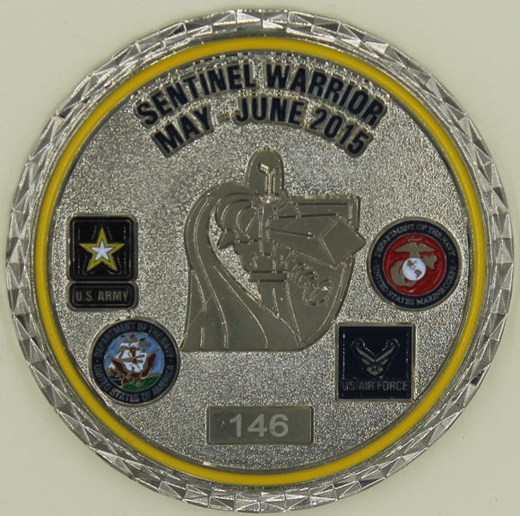 Nuclear Defense Threat Reduction Agency Sentinel Warrior 2015 Challenge Coin