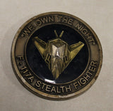 9th Fighter Squadron F-117 Stealth Aircraft Maintenance Unit Air Force Challenge Coin