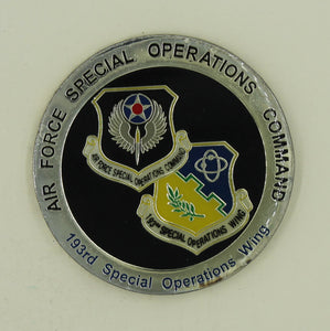 193rd Special Operations Wing Weapons of Mass Persuasion Air Force Challenge Coin
