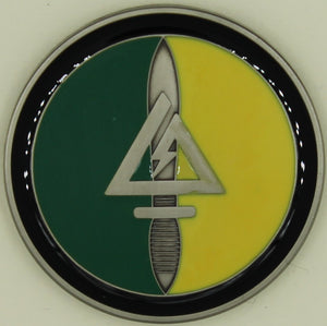 Delta Force Tier-1 SMU Combat Applications Group CAG Green Yellow Special Forces Army Challenge Coin