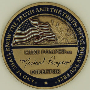 Central Intelligence Agency CIA Director Mike Pompeo Challenge Coin