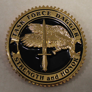5th Special Forces Group Airborne Task Force Dagger 9-11 Commemorative Challenge Coin / Ver. 2