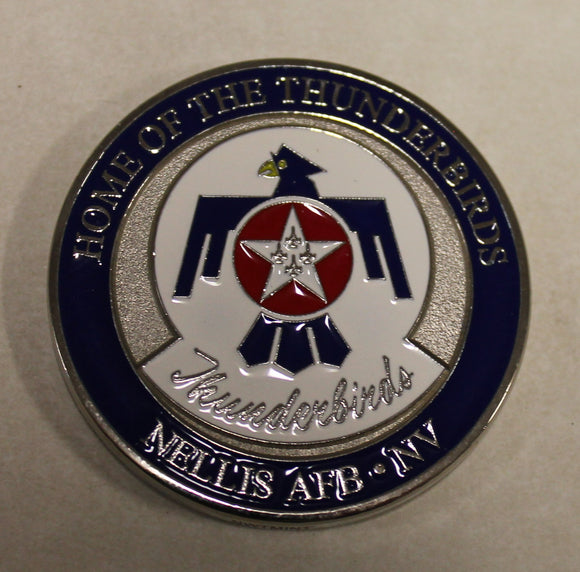 Thunderbirds Air Force Demonstration Team Nellis AFB, Nevada Challenge Coin