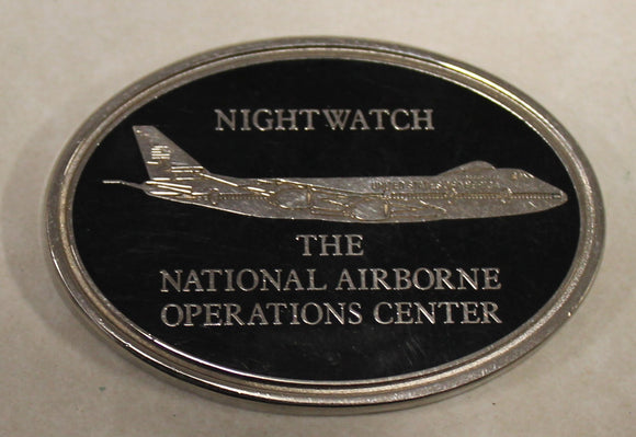 Chief Master Sergeant  / CMSgt  Senior Enlister Leader NIGHTWATCH E-4B National Airborne Operations Center Air Force Challenge Coin