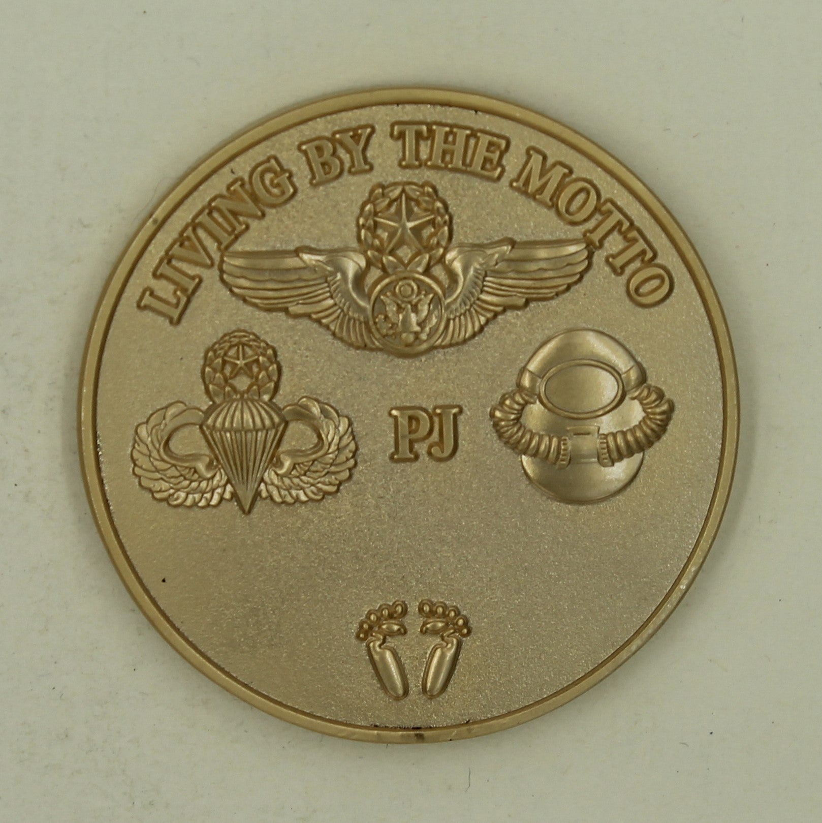 Pararescue PJ That Others May Live Gold Plated Air Force Challenge Coin