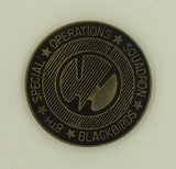 8th Special Operations Sq Blackbirds AFSOC Bronze Air Force Challenge Coin