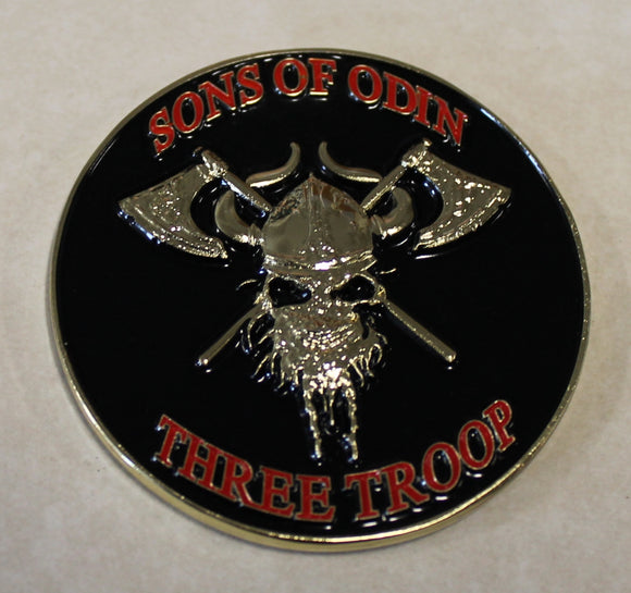 INFORMATION: FAKE SEAL Team 8 / Eight 3-Troop Sons of Odin Navy Challenge Coin