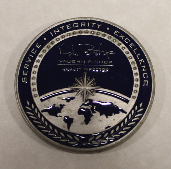 Deputy Director Central Intelligence Agency CIA  Vaughn Bishop Challenge Coin