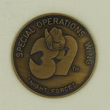 39th Special Operations Wing Bronze AFSOC Air Force Challenge Coin