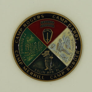 Ranger Training Brigade ser#2325 Baked Enamel Army Challenge Coin