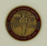 Ranger Training Brigade ser#2325 Baked Enamel Army Challenge Coin