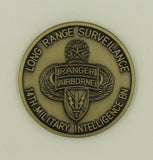 14th Military Intelligence Battalion Long Range Surveillance Unit LRSU ser#0192 Army Ranger Challenge Coin