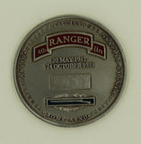 4th Ranger Training Ft. Benning Camp Rudgers/Darby Red Tabs Army Challenge Coin