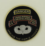 425th Infantry F Company Long Range Surveillance LRP Ranger OIF Army Challenge Coin