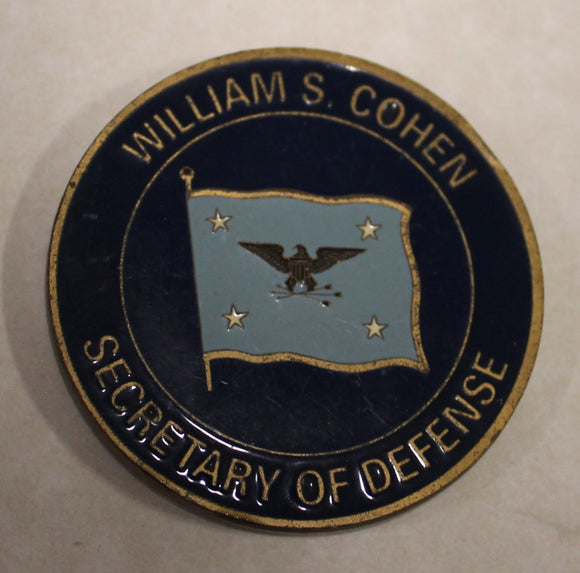 Secdef Coin Austin William S. Cohen Secretary of Defense SECDEF Challenge Coin / Version ...