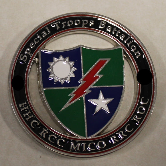 75th Ranger Commander Regiments Regimental Reconnaissance Company RRC Tier-1 SMU Task Force Brown Army Challenge Coin