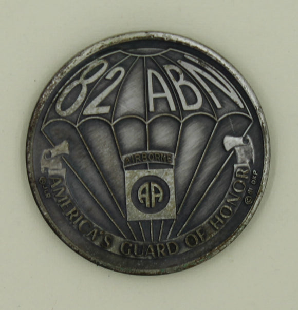 82nd Airborne Div 37th Annual Convention Philadelphia 1983 Army Challenge Coin
