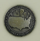 82nd Airborne Div 37th Annual Convention Philadelphia 1983 Army Challenge Coin