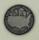 82nd Airborne Div 45th Annual Convention Buffalo, NY 1991 Army Challenge Coin