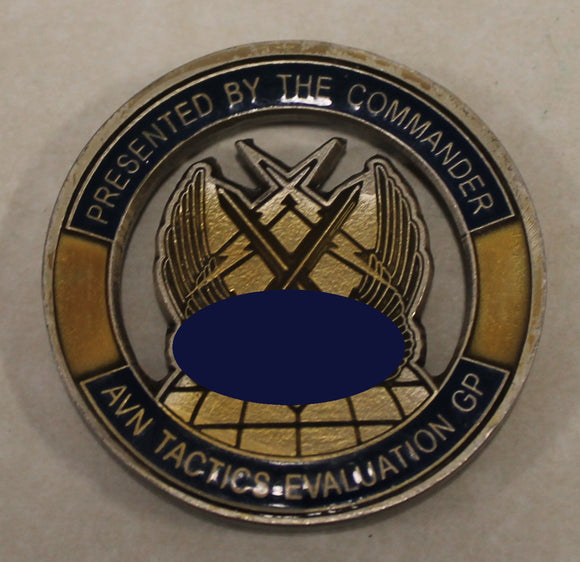 Commander Aviation Tactics and Evaluation Group AvTEG Tier-1 JSOC Air Force Challenge Coin