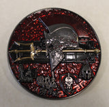 Sub SEAL Delivery Vehicle Team One SDVT-1 Mark XI/11 Red Navy Challenge Coin