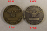 Delta Force CAG REAL vs. FAKE Comparison Army Challenge Coin