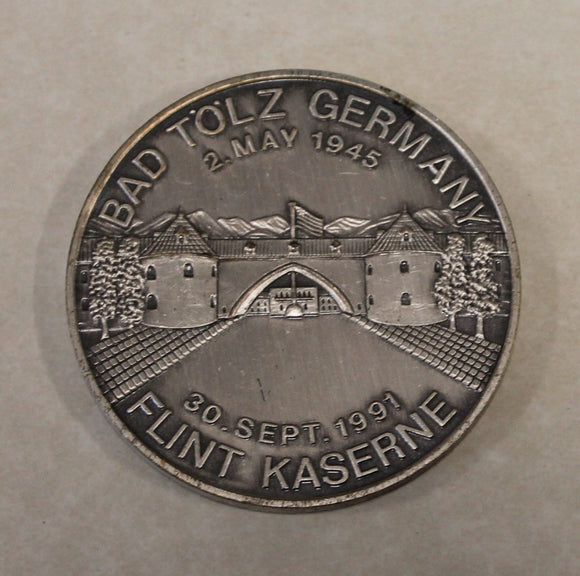 7th Corps 10th Special Forces Bad Tölz ser# - 0394 Flint Kaserne Army Challenge Coin